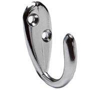 Bulk Hardware BH00524 Paquet de 5 Patères simples Chrome