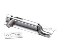 Bulk Hardware BH00759 Verrou de porte coudé Aluminium, 75 mm, Set de 4 Pièces