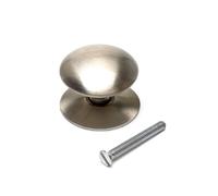 Bulk Hardware BH00784 Paquet de 2 Boutons de porte style victorien 32 mm Nickel Satiné