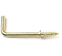Bulk Hardware BH01119 Paquet de 25 Crochets pour Placard électro-laiton 19 mm