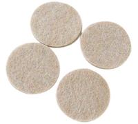 Bulk Hardware BH01123 Patin adhésif en feutre rond, 25 x 4 mm, Set de 25 Pièces