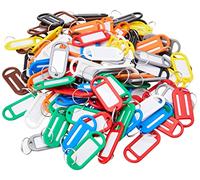 Bulk Hardware BH01129 Paquet de 100 Porte-clés étiquettes Couleurs assorties