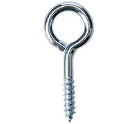 Bulk Hardware BH01145 Longue vis à œil plaquée au zinc, 40 mm, Set de 25 Pièces