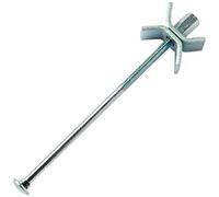 Bulk Hardware BH01160 Paquet de 10 Raccords de plan de travail plaqués au Zinc M6 x 150 mm