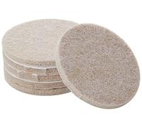 Bulk Hardware BH01177 Patins adhésifs en feutre ronds, 50 x 4 mm, Set de 6 Pièces