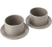 Bulk Hardware BH01572 Kingston Embouts de protection adaptés à des roulettes de 50 mm, Set de 2 Pièces