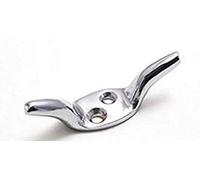 Bulk Hardware BH01584 Paquet de 2 Taquets d'amarrage Laiton Chromé