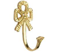 Bulk Hardware BH01625 Embrasse de rideaux avec nœud Laiton massif, 75 x 45 x 35 mm, Set de 2 Pièces