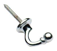 Bulk Hardware BH01634 Embrasse de rideaux boule Chromée, 30 mm, Set de 2 Pièces