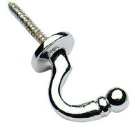 Bulk Hardware BH01644 Embrasse de rideaux boule Chromée, 40 mm, Set de 2 Pièces