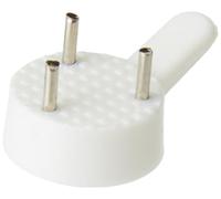 Bulk Hardware BH01676 Petit crochet en Plastique pour mur dur, Set de 20 Pièces