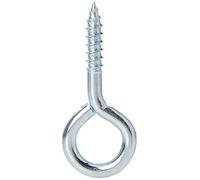 Bulk Hardware BH01680 Vis à œil en Acier BZP, 55 mm, Set de 12 Pièces