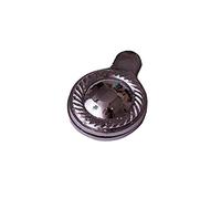 Bulk Hardware BH01809 Georgien Ecusson de trou de serrure couvert Chrome