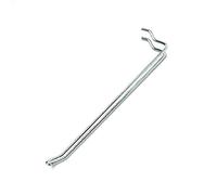 Bulk Hardware BH01887 Crochet de panneau en boucle, 200 mm, Set de 10 Pièces