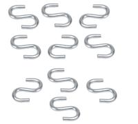Bulk Hardware BH01894 Crochet de boucher, 25 x 2,4 mm, Set de 10 Pièces
