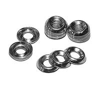 Bulk Hardware BH01983 Rondelle de vis à épaulement n° 10 Nickelée, Set de 100 Pièces