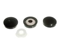 Bulk Hardware BH02018 Plastidome Cache vis, Set de 10 Pièces