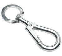 Bulk Hardware BH02046 Crochet à ressort avec pivot, 6 mm, Set de 2 Pièces