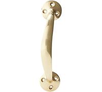 Bulk Hardware BH02100 Victorienne Poignée courbée Laiton, 150 mm
