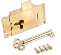 Bulk Hardware BH02168 Serrure avec clé de placard/armoire, 63 mm