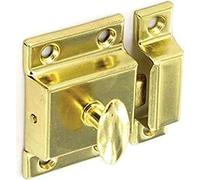 Bulk Hardware BH02220 Loqueteau tournant de placard Electro-Laiton, 45 mm