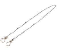 Bulk Hardware BH02251 Chaîne de baignoire à billes 450 mm avec crochet S Chromé