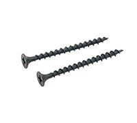 Bulk Hardware vis à tête trompette/3,5x 3,5x 50mm, noir Lot de 45