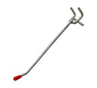 Bulk Hardware BH02665 Crochet de panneau simple, 150 mm, Set de 10 Pièces