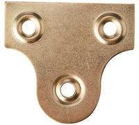 Bulk Hardware BH02761 Paquet de 25 Plateaux à fente rond en Laiton pour verre 50 mm