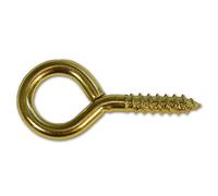 Bulk Hardware BH02810 Paquet de 20 Vis à œils électro-laiton 25 mm