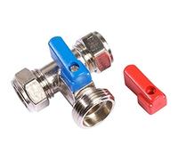 Bulk Hardware BH02906 Vanne de lave-linge/poignée en T 15 mm x 3/4 BSP
