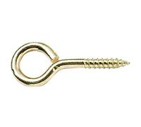 Bulk Hardware BH03572 Vis à œil en Acier Laiton, 40 mm, Set de 10 Pièces