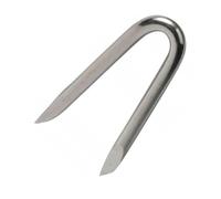 Bulk Hardware BH03726 Agrafe de clôture galvanisée, 30 x 3,56 mm, Set de 50 Pièces