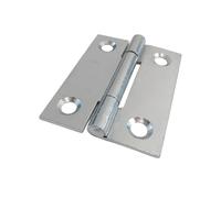 Bulk Hardware BH03799 Charnière brillante en Acier plaqué au zinc, 25 mm, Set de 2 Pièces