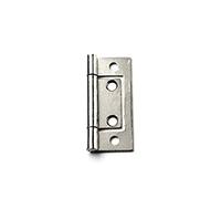 Bulk Hardware BH03825 Charnière affleurante plaquée au zinc brillant, 38 mm, Set de 2 Pièces