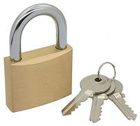 Bulk Hardware BH03901 Cadenas à clés identiques en Laiton massif, 19 mm, Set de 2 Pièces