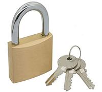 Bulk Hardware BH03903 Cadenas à clés identiques en Laiton massif, 30 mm, Set de 2 Pièces
