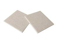 Bulk Hardware BH03947 Patin en feutre adhésif d'épaisseur, 100 mm x 75 mm x 4 mm, Set de 2 Pièces
