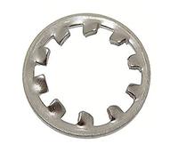 Bulk Hardware BH04111 Rondelle anti secousses à dentures intérieures M5/M10, Set de 40 Pièces