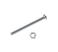 Bulk Hardware BH04307 Vis d'assemblage à tête cylindrique/fente, Set de 20 Pièces