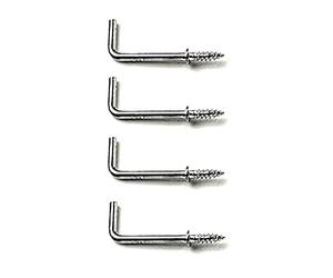 Bulk Hardware BH04448 Crochet de placard plaqué au zinc brillant, 13 mm, Set de 24 Pièces