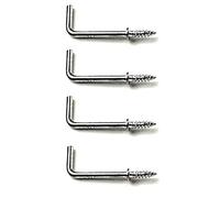 Bulk Hardware BH04450 Crochet de placard plaqué au zinc brillant, 19 mm, Set de 24 Pièces