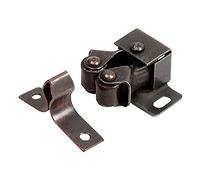 Bulk Hardware BH04475 Loqueteau d'armoire/À double rouleaux en Bronze, Set de 4 Pièces