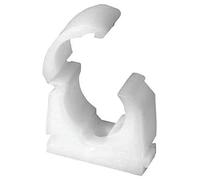 Bulk Hardware BH04500 Collier de tuyau à une charnière, 22 mm, Set de 12 Pièces