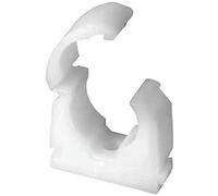 Bulk Hardware BH04501 Collier de tuyau à une charnière, 22 mm, Set de 100 Pièces