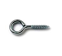 Bulk Hardware Bh04833 25 mm Pitons à vis - Argent (lot de 20), argent, BH04833