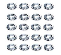 Bulk Hardware Bh04869 Split verrouillage Printemps Rondelle M10 en acier, Lot de 40 pièces