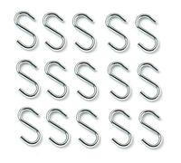 Bulk Hardware Bh04903 de cuisine Crochets en S en acier BZP 25 mm, Jauge de 2,4 mm, lot de 50 pièces