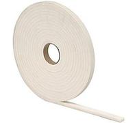 Bulk Hardware bh04940 autocollant PVC haute densité Boudin de porte en mousse, 5 m - blanc, lot de 2