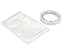 Bulk Hardware BH04947 film de vitrage isolant, fourni avec ruban adhésif double face, 6 x 1,5 m - Blanc